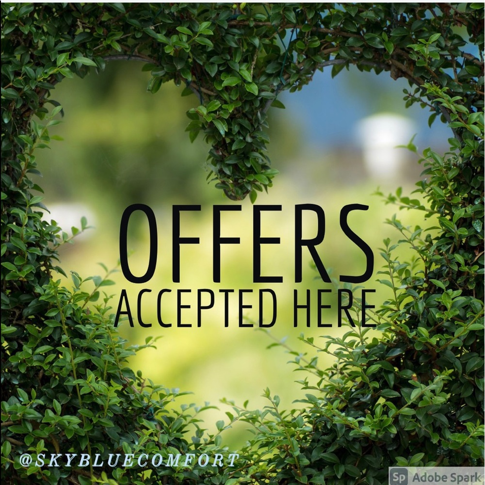 All reasonable offers accepted🍀